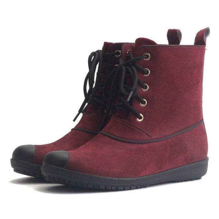 Women Rain Booties Casual Comfort Shoes