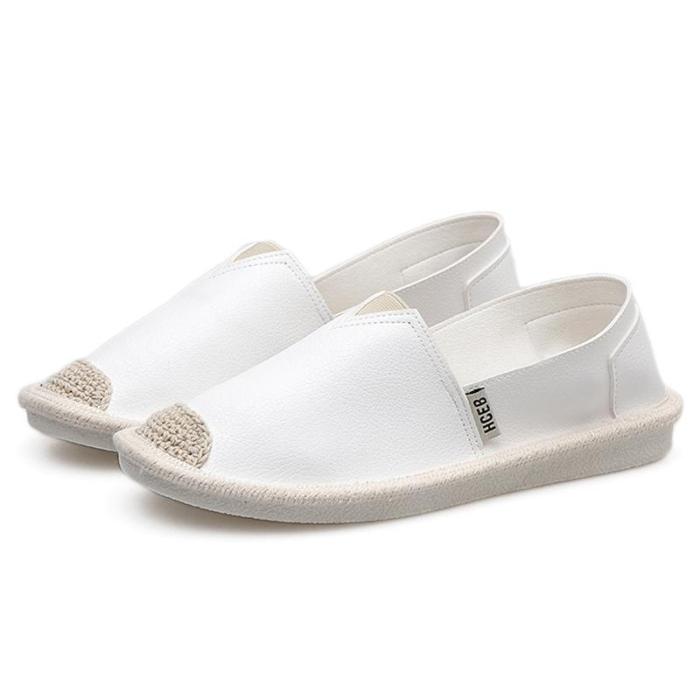 Women Comfortable PU Slip On Loafers