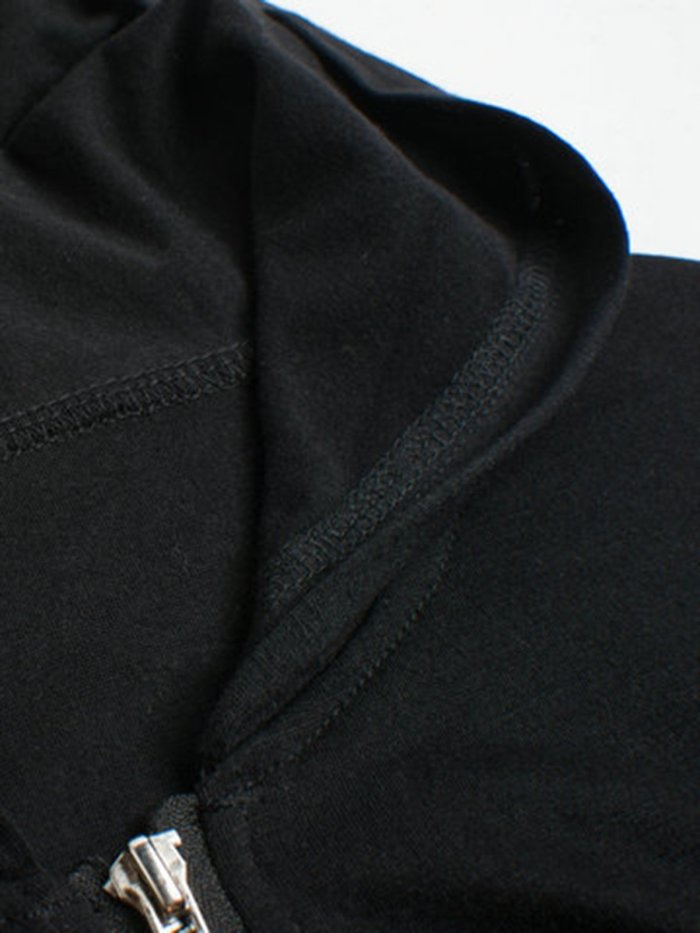 Long Sleeve Casual Asymmetric Plus Size Hoodies