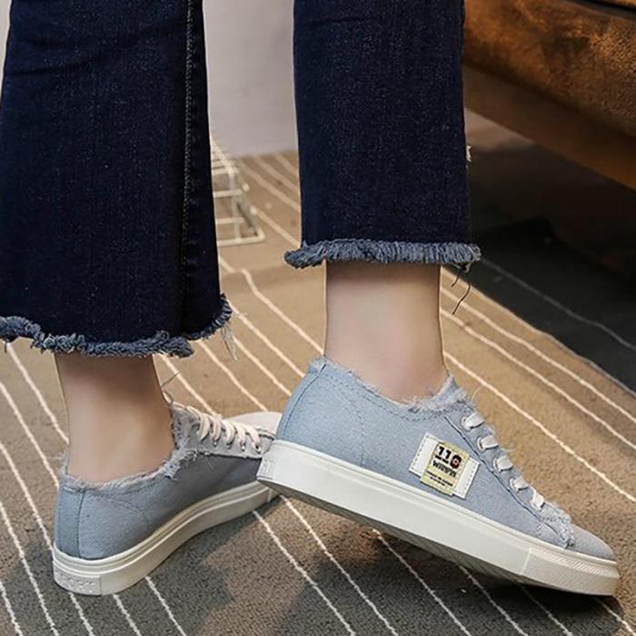 Women Canvas Sneakers Breathable Comfortable Shoes