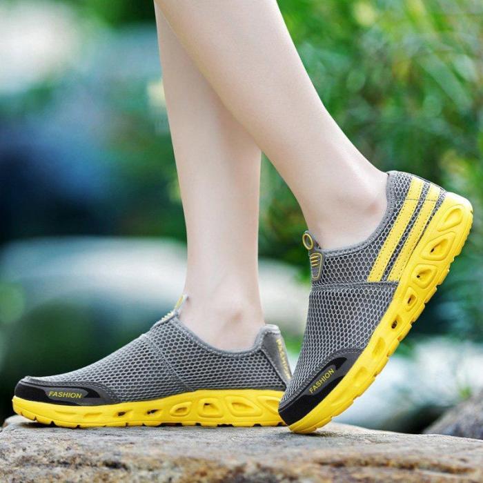 Women Mesh Fabric Sneakers Casual Comfort Breathable Shoes