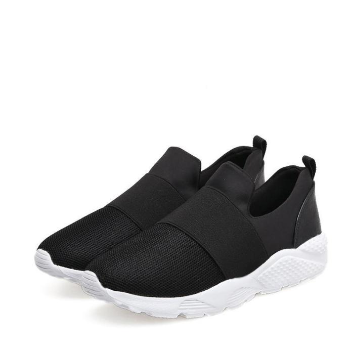 Comfortable Fabric Women Slip-On Sneakers