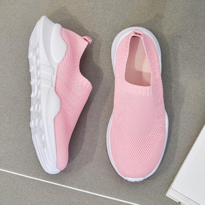 Women Athletic Sneakers Casual Slip On Breathable Shoes