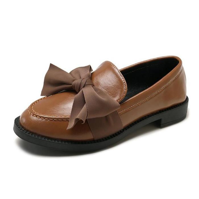 Women PU Loafers Casual Comfort Slip On Shoes