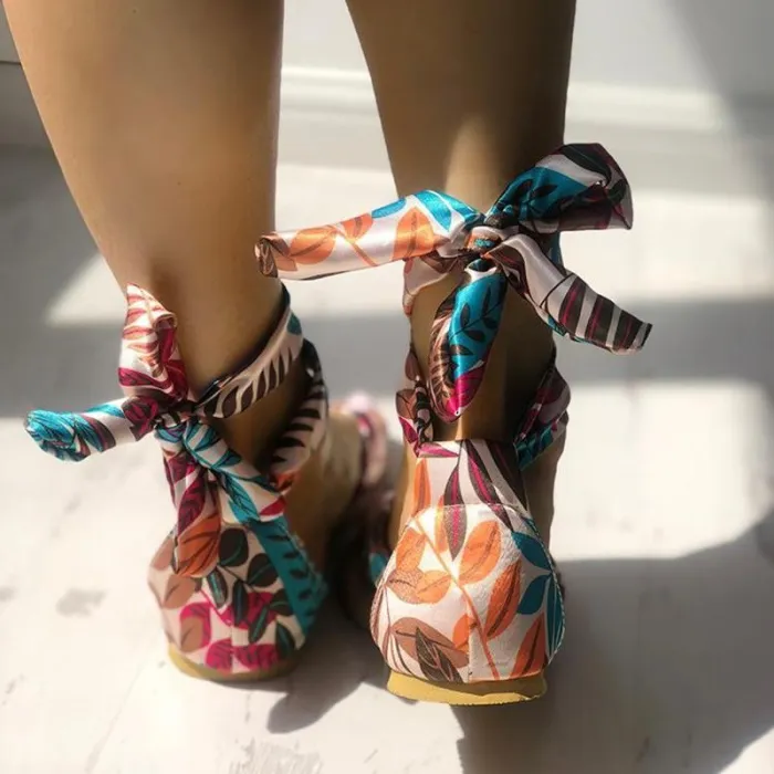 Fashion Strappy Top Post Flat Sandals