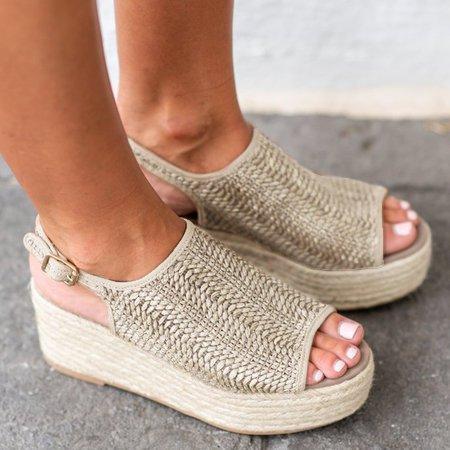 Women Platform Holiday Summer Shoes