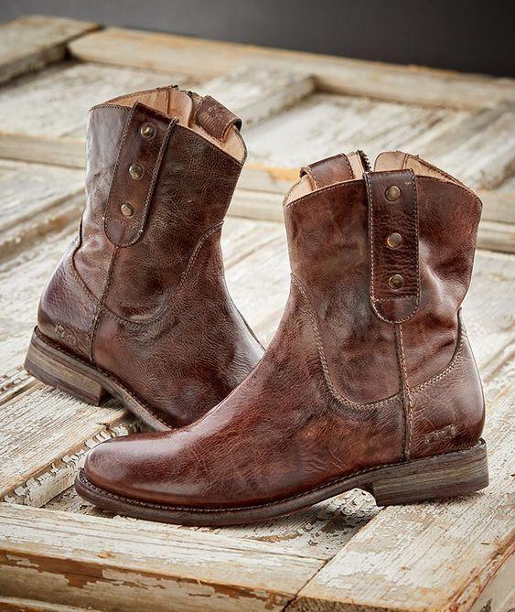 Women Casual Vintage Boots With Side Zipper