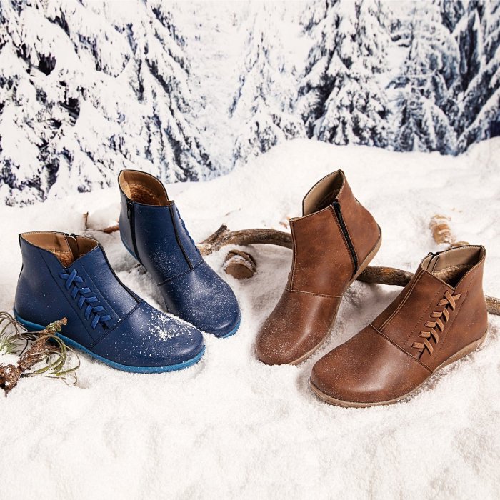 Women Winter Flat Heel Boots