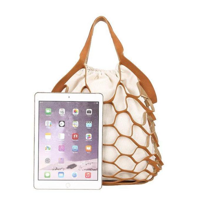 Women Fishing Net Hollow Shoulder Bag