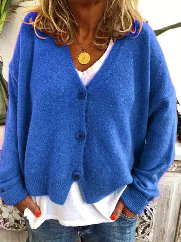 Women Casual Tops Tunic Sweater Cardigan