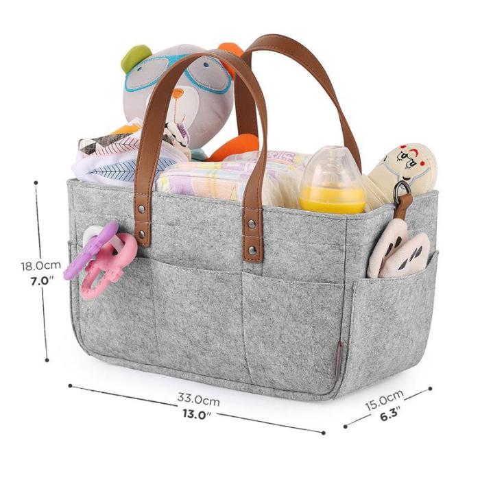 Portable Baby Diaper Caddy Organizer