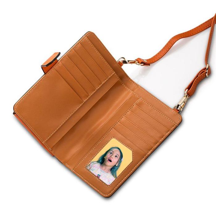 Women Large Capacity Multi-Function Phone Bag Long Wallet Clutch Bag