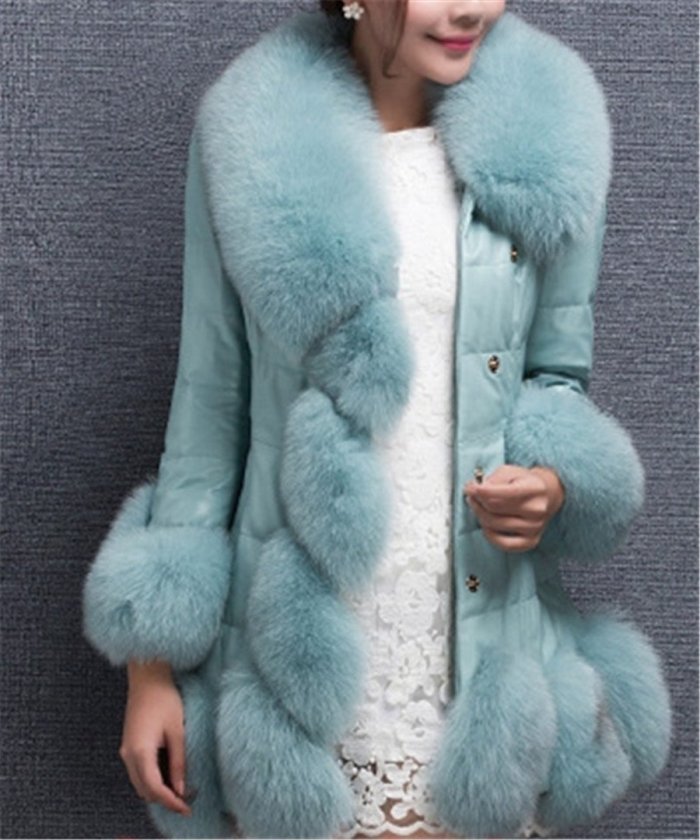 Fashion Long Down Cotton-Padded Jacket