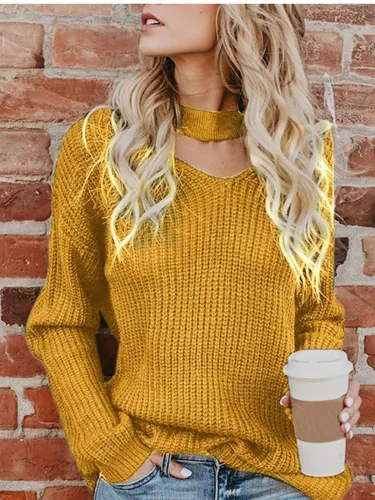 Women Winter Long Sleeve Sweet Sweaters