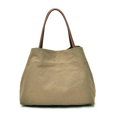 Large-Capacity Shoulder Bag Casual Canvas Female Bag