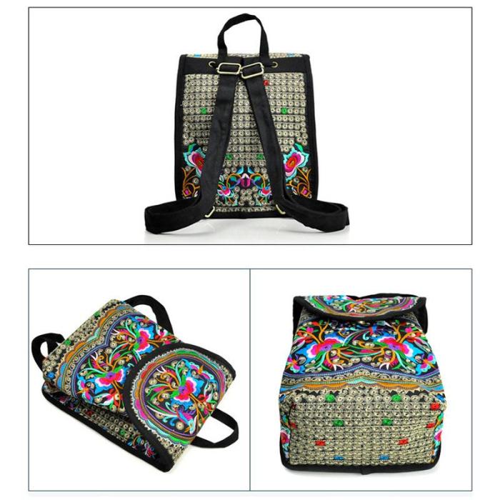 National Exquisite Embroidered Mini Bag