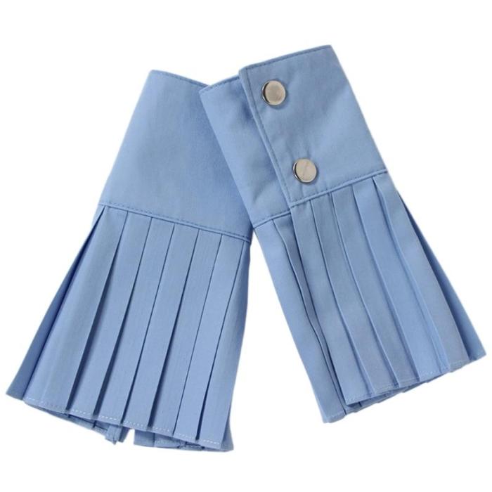 Fashion Ruffled Mandarin Sleevelet