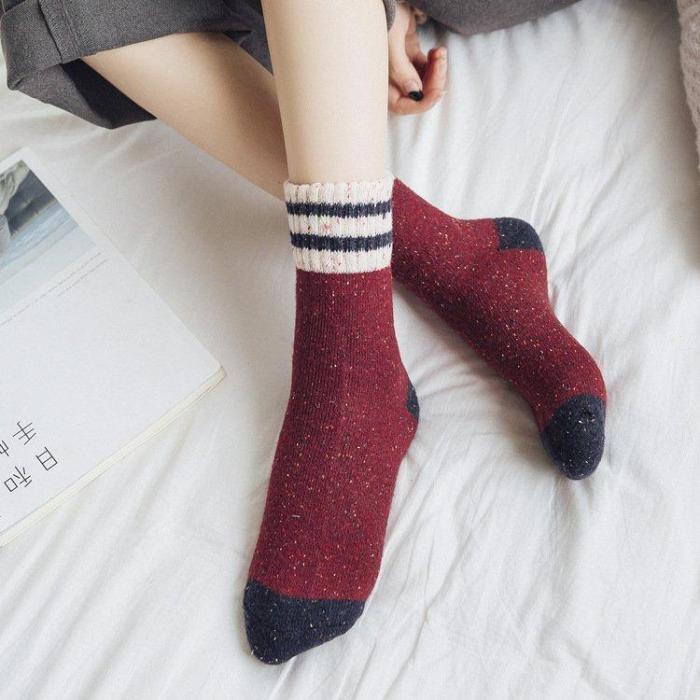 Comfortable Warm Soft Wool-Blend Thick Socks