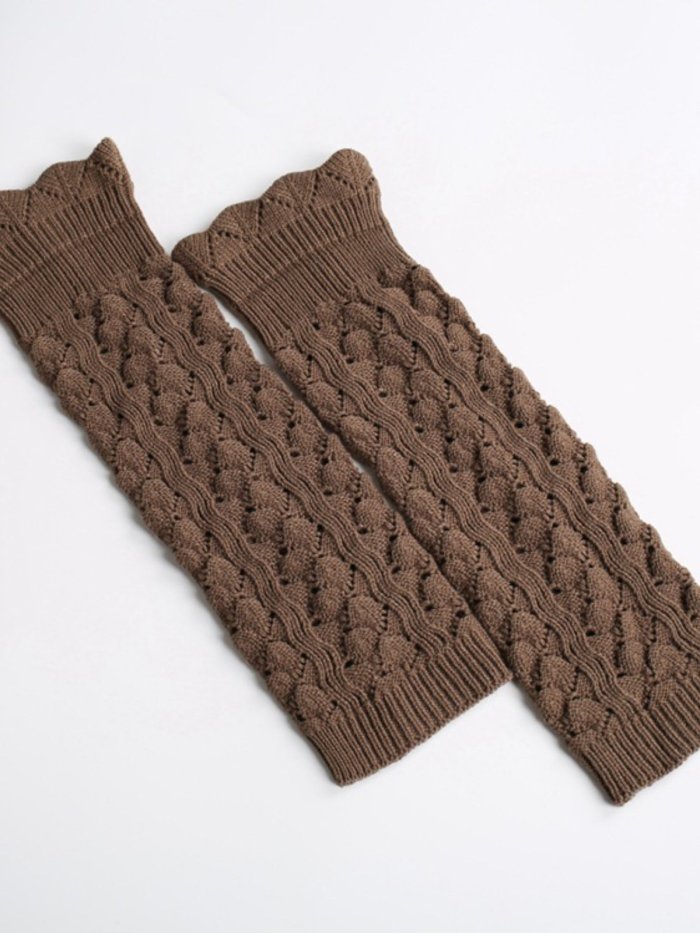 Casual Warm Plain Knee-Socks