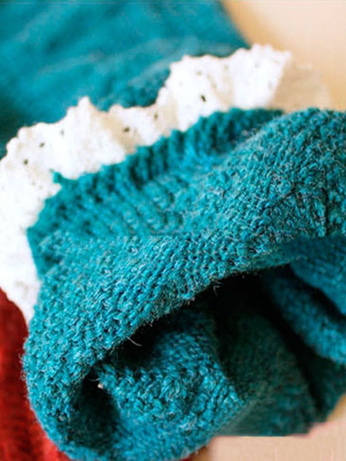 Women's lace lace pile socks