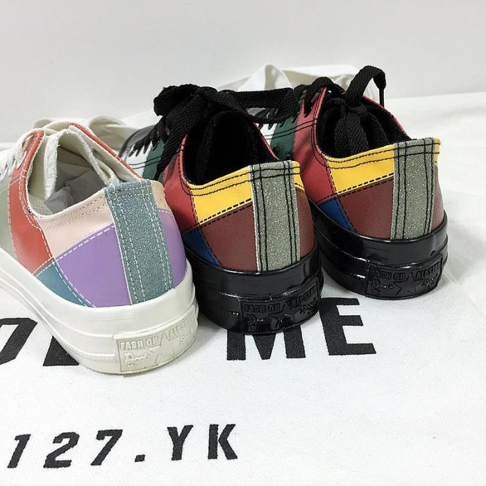 Women's Fashion Casual Harajuku Style Color Matching Sneakers