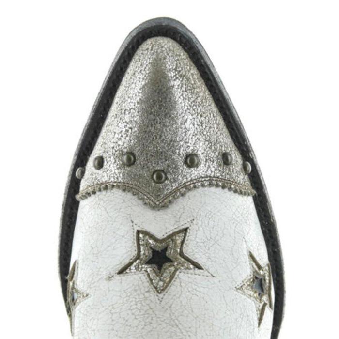 Women Vintage Star Western Ankle Boot
