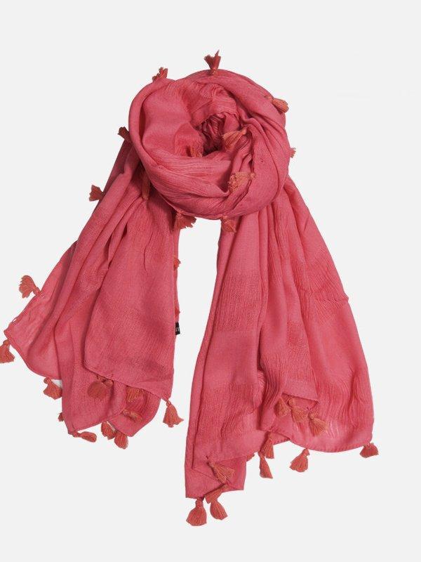 Cotton Linen Scarf Korean Tassel Wild Scarf