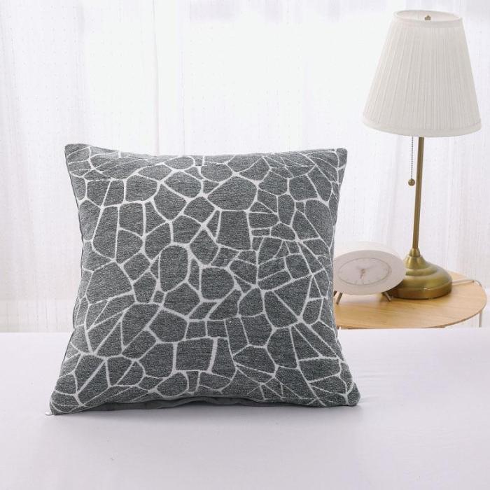 Stone Pattern Printed Pillowcase