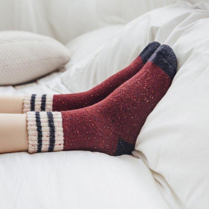 Comfortable Warm Soft Wool-Blend Thick Socks