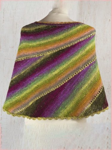Green Knitted Scarves & Shawls