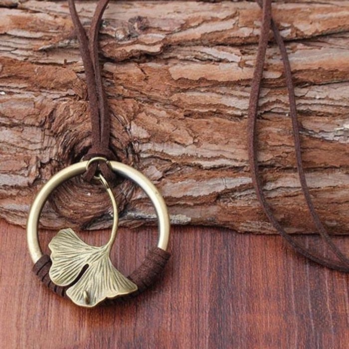 Vintage Ginkgo biloba Necklaces