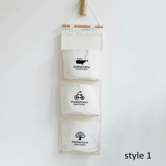 Cotton Linen Makeup Cosmetic Pouch Sundries Organiser