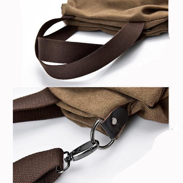 Large Capacity Casual Canvas Handbag Outdoor Shoulder Bag