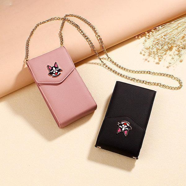 Women Cute Faux Crossbody Phone Bag