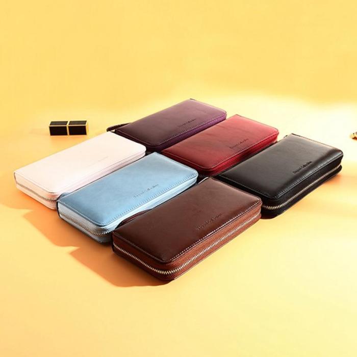 RFID Genuine Leather Card Wallet