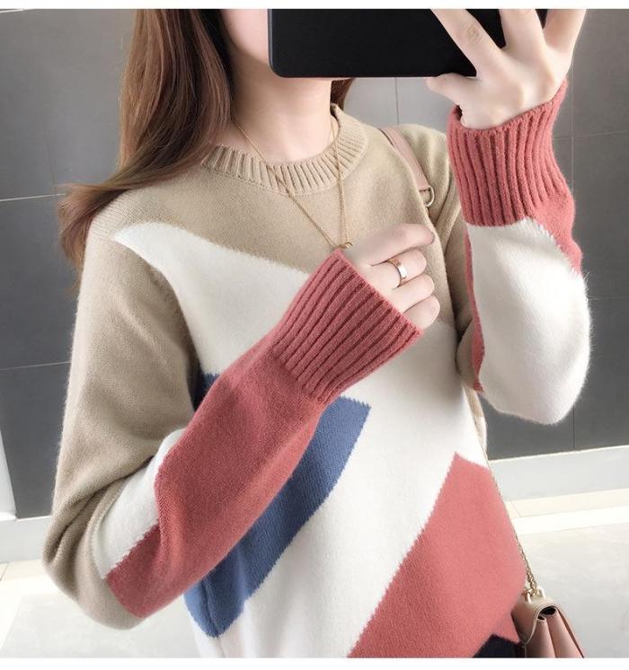 Winter Cropped Knitted Thick Oversized Sweaters