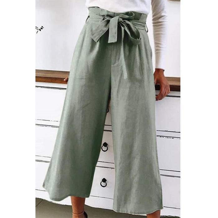 Loose Fitting Plain Pants