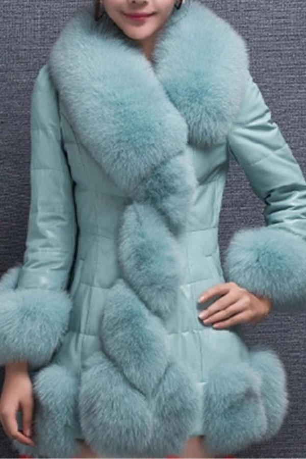 Fashion Long Down Cotton-Padded Jacket