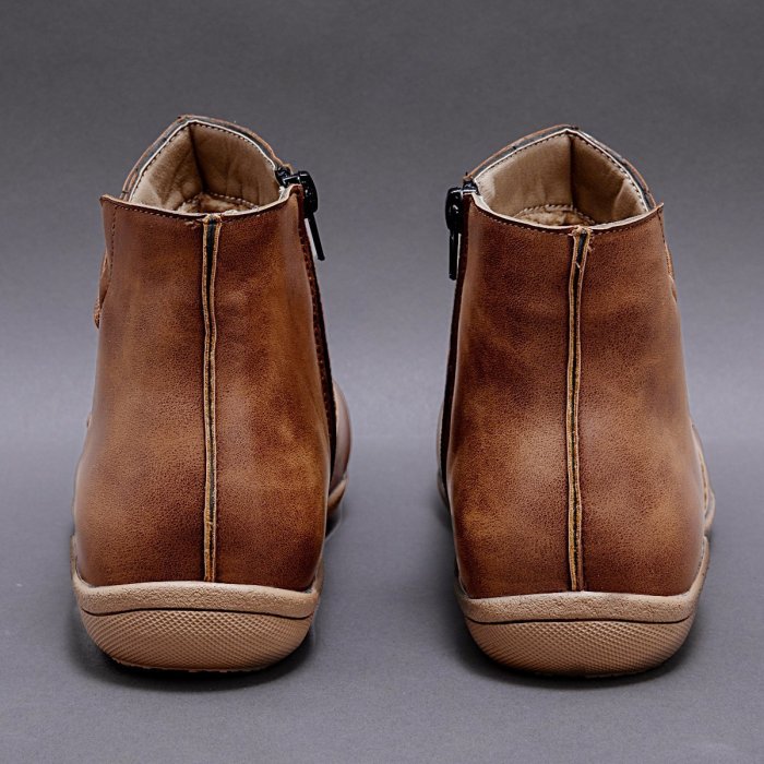 Women Winter Flat Heel Boots