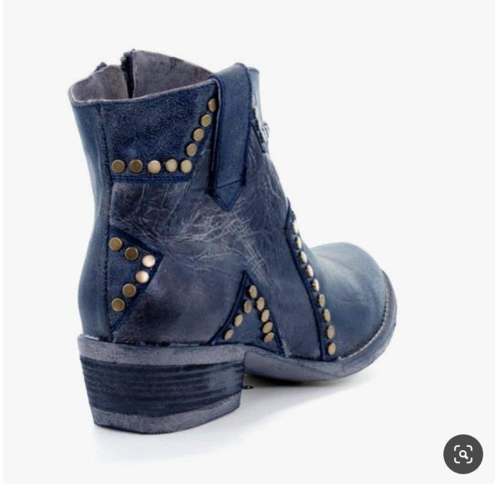 Kitten Heel Spring/fall Leather Boots