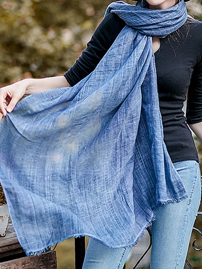 Basic Solid Long Comfortable Scarf