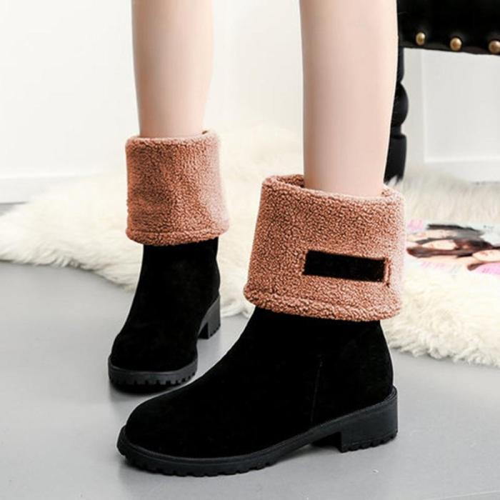 Women Snow Booties Casual Comfort Warm Shoes