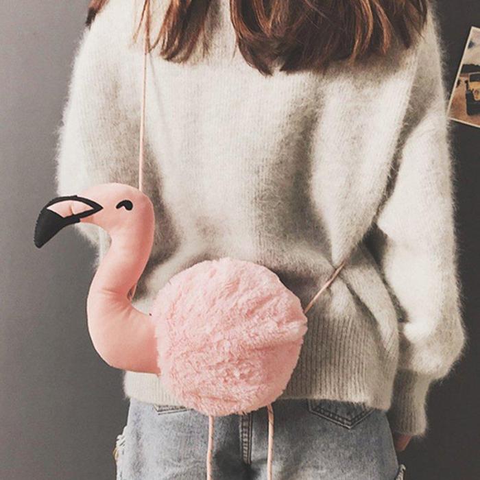 Flamingo Casual Cute Crossbody Bags