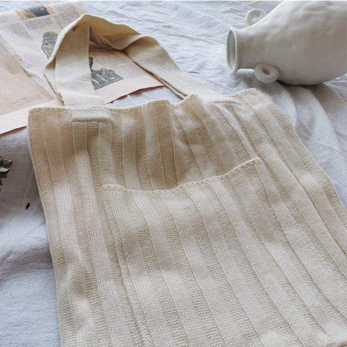 One-shoulder Women's Knit Bags