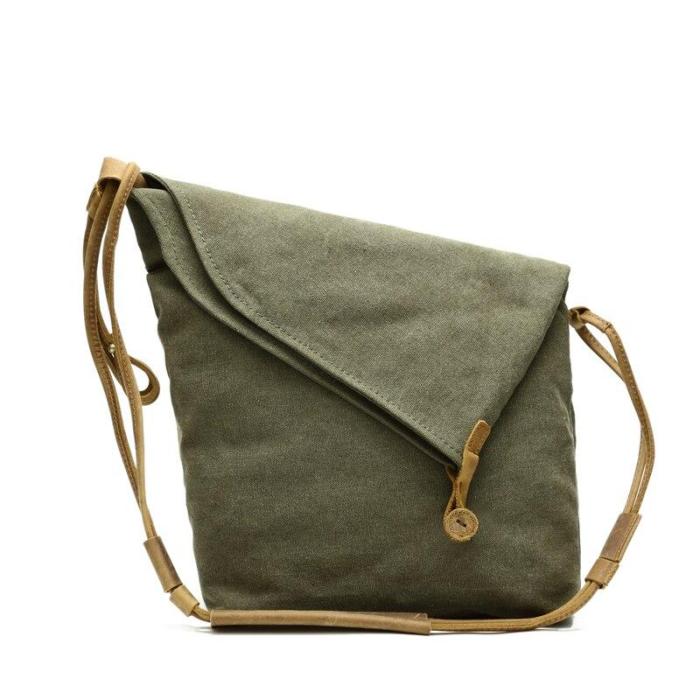Simple Literature Worn Shoulder Convas Bag