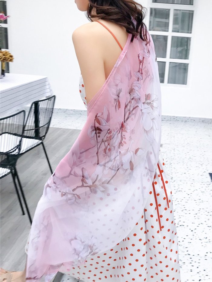 Floral Scarves & Shawls