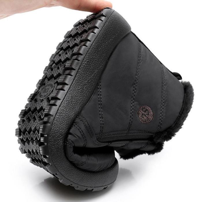 Women Winter Waterproof Comfy Slip-On Snow Boots