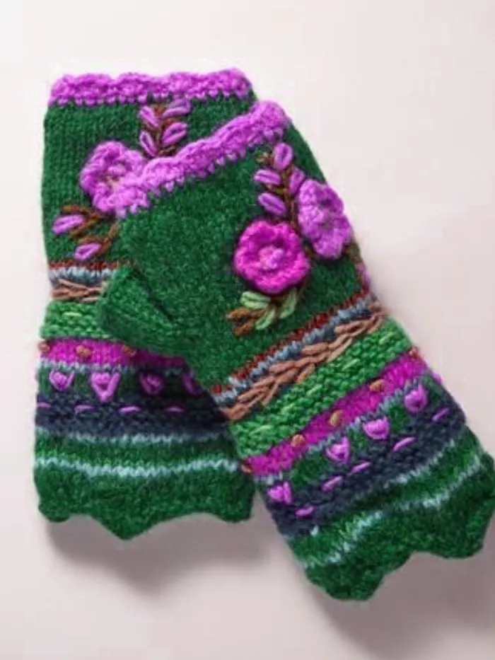 Casual Knit Gloves Handwarmers