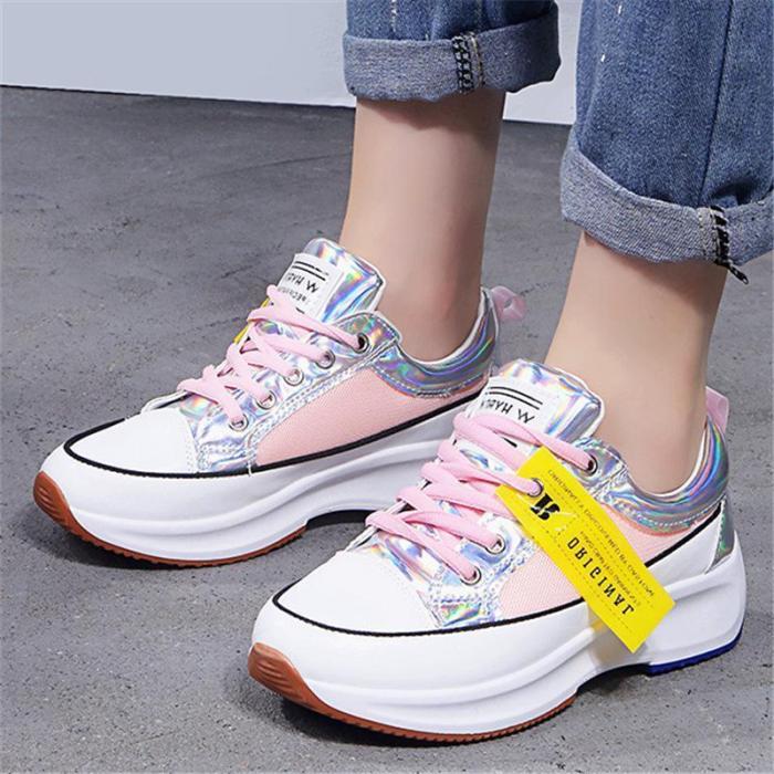 Women's Fashion Casual Mesh Breathable Colorful Sneakers