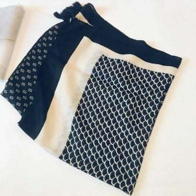 Cotton Linen Silk Animal Print Zebra Thin Head Scarf Shawl